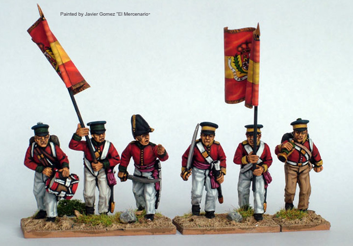 Perry Miniatures Carlist War ISA51 figurines commandement course