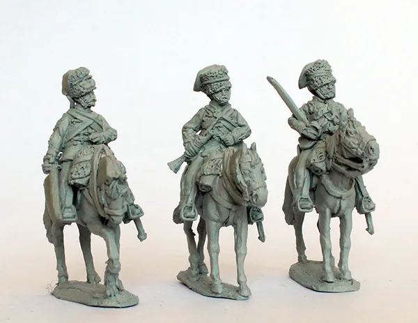 Perry BIF 40 Hussards britanniques figurines commandement