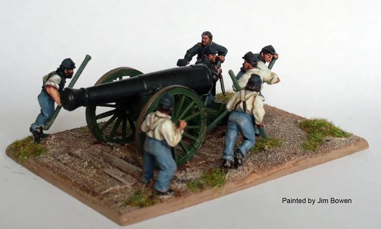 Perry Miniatures ACW25 canon 24 pdr Union figurine artillerie
