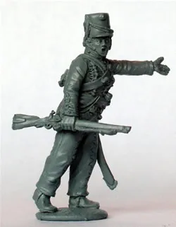 Perry Miniatures 40mm PE71 officier rifles figurine métal carabine