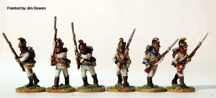 Perry Miniatures Napoleonic AN27 figurines fusiliers allemands casque