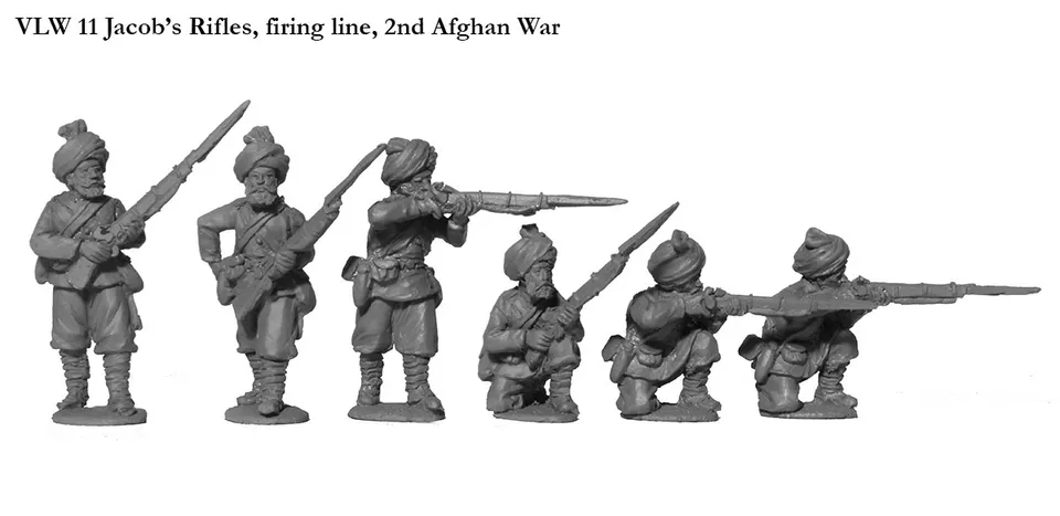 Perry Victoria's Little Wars VLW 11 figurines Jacob's Rifles tir