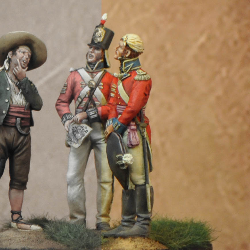 Art Girona Officer 3rd Foot figurine napoléonienne 1803-1815