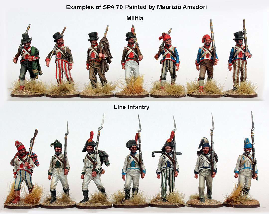 Perry SPA 70 boite figurines infanterie espagnole 1808-11