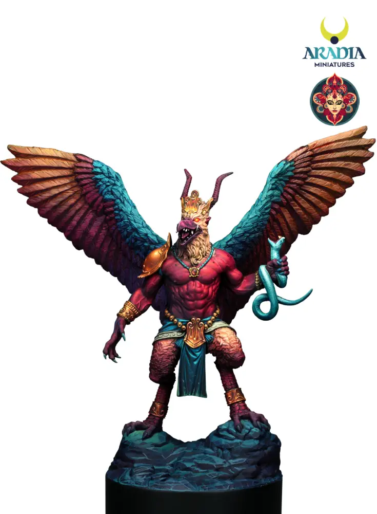 Aradia Minis Kali Yuga Garuda King figurine résine oiseau