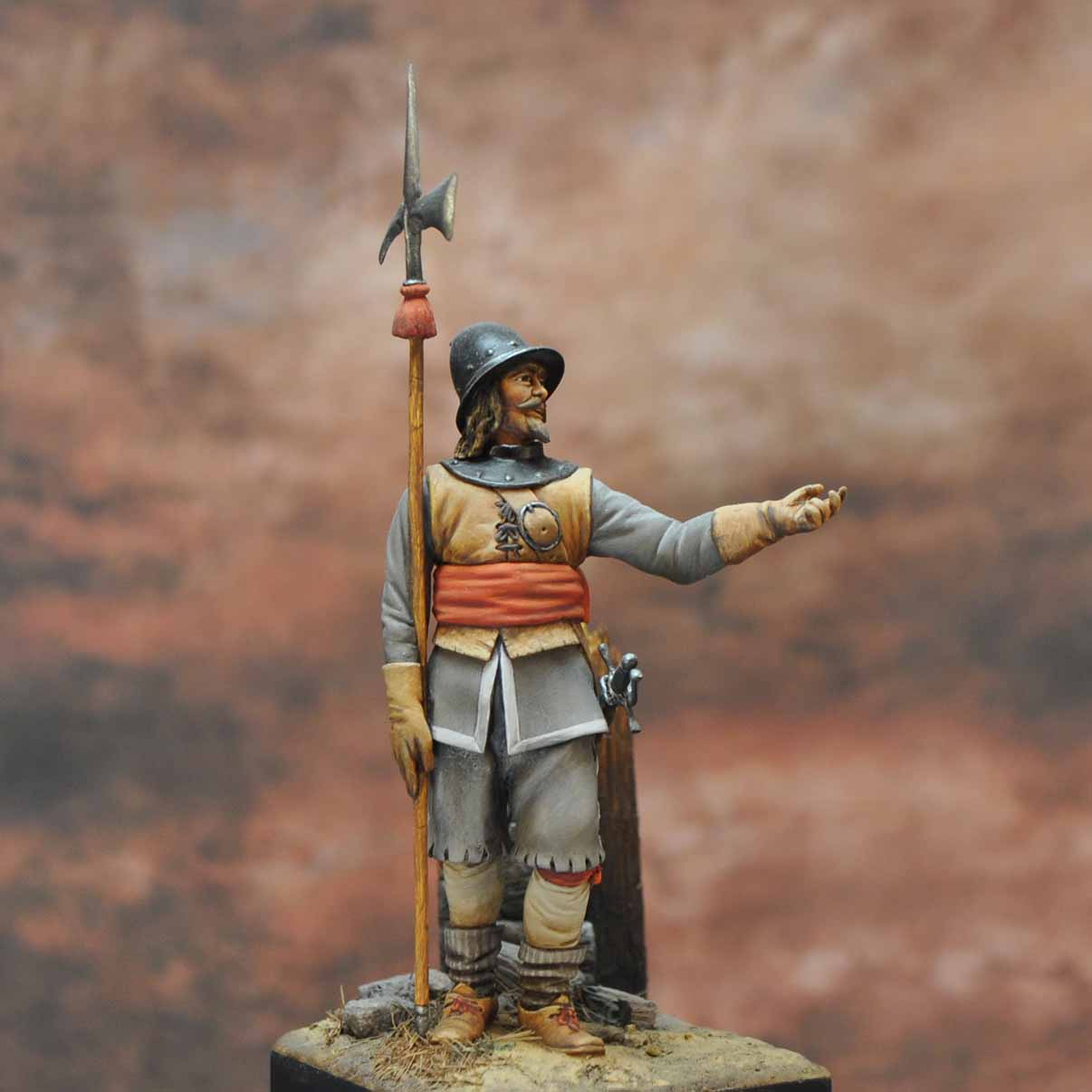 Art Girona International Royalist Troops 1644 figurine