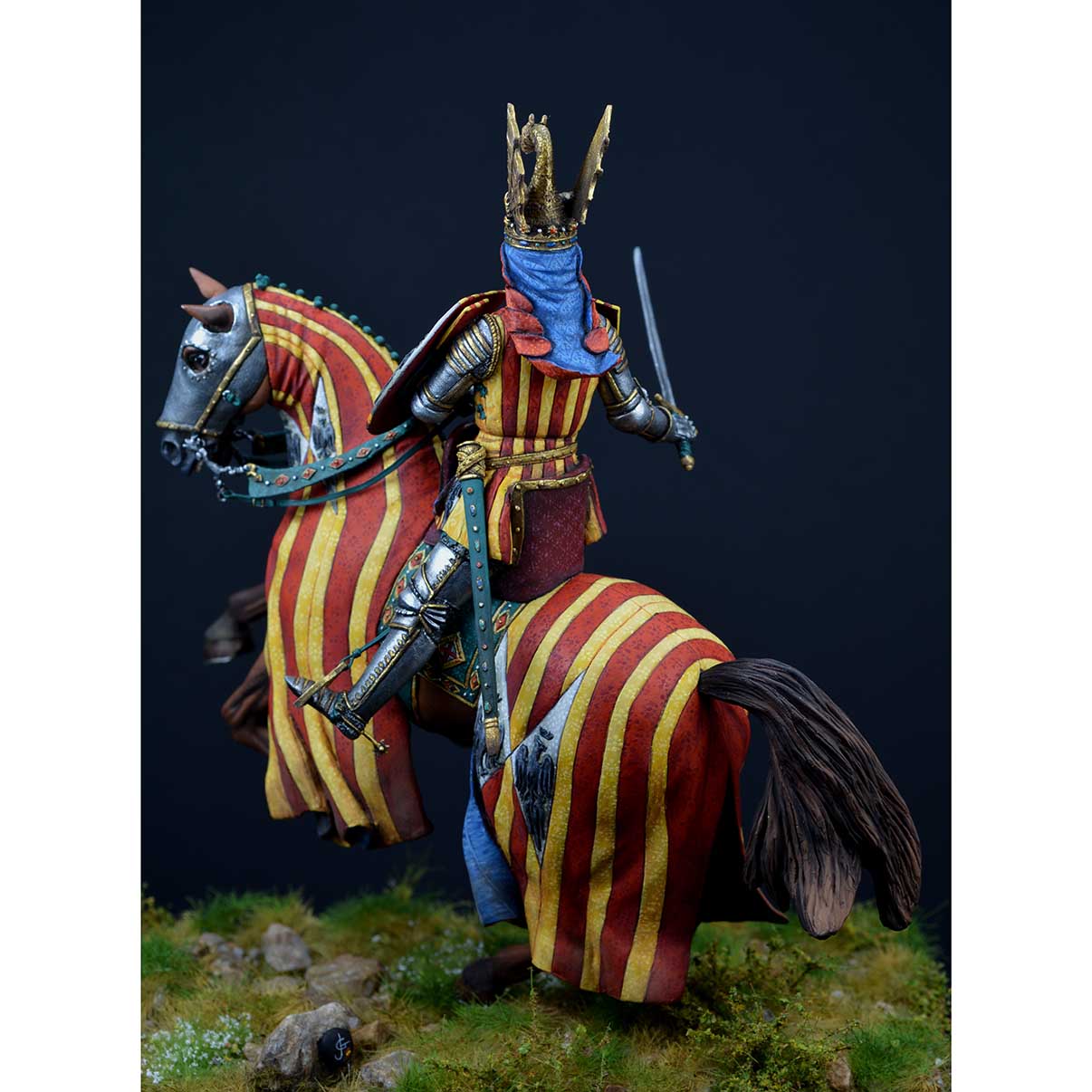 ART GIRONA 70mm Martí Humà figurine roi Aragón