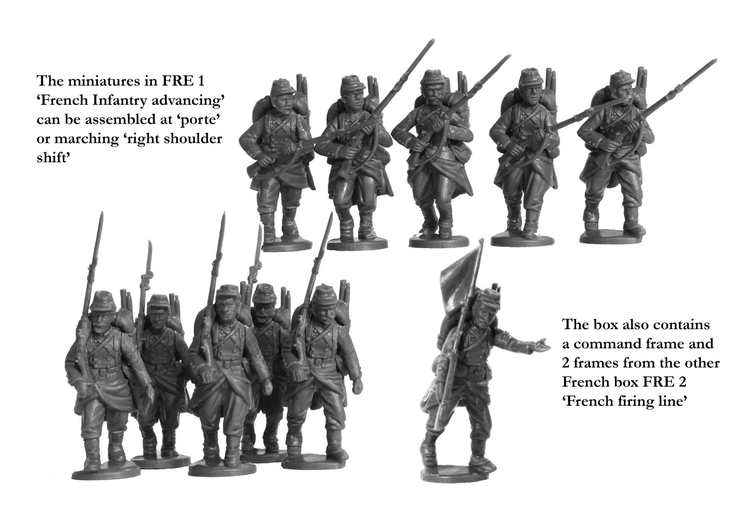 Perry Miniatures 1870 FRE 1 Infanterie française figurines 38 pièces