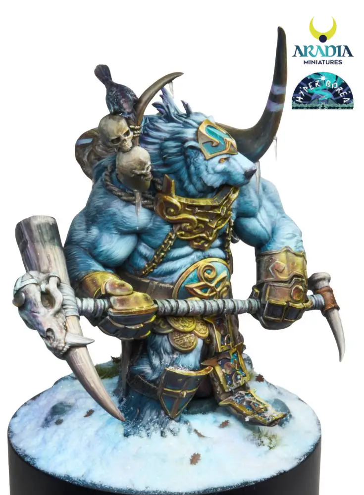 Aradia Hyperborea Björnak figurine résine guerrier