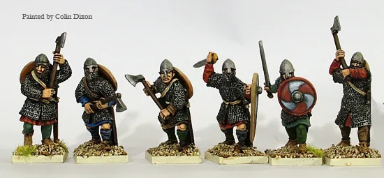 Perry Miniatures Crusades CU25 fantassins épée et hache métal