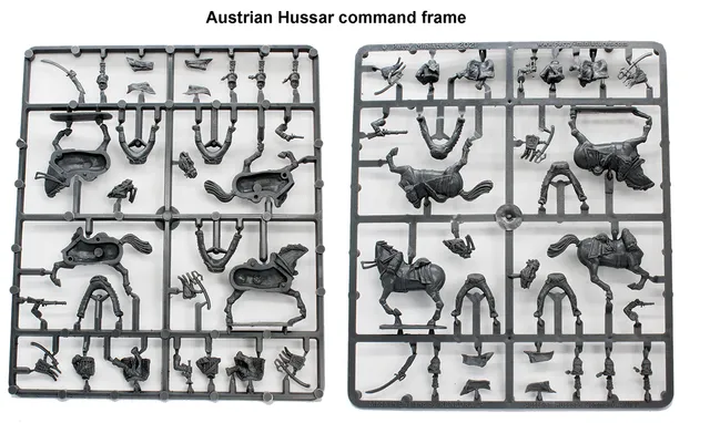 Perry B 77 Hussards Autrichiens accessoires commandement