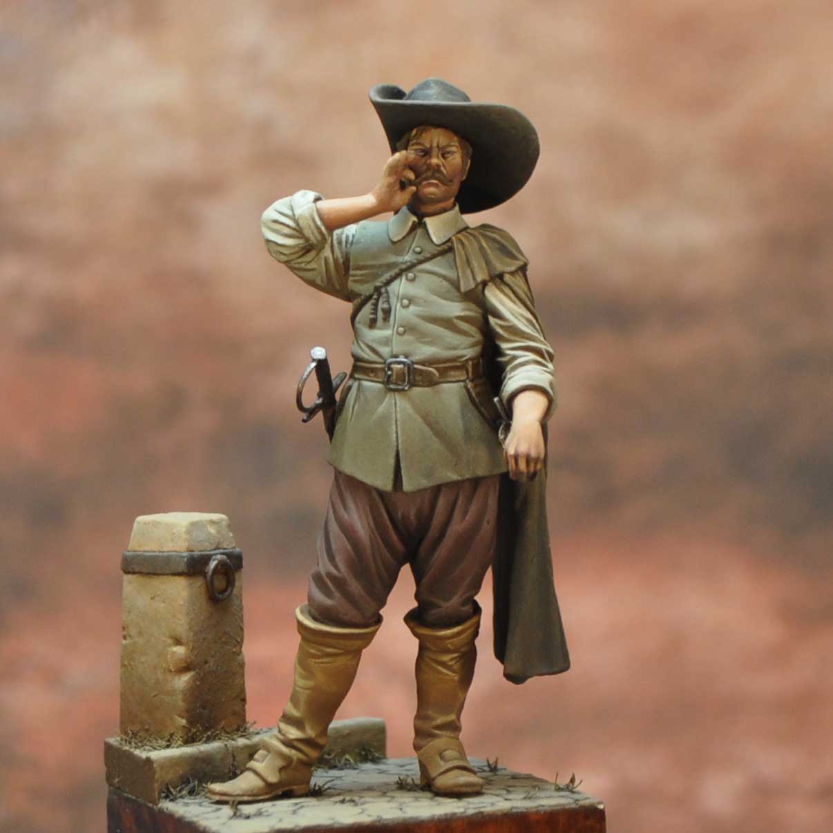 ART GIRONA Spanish Serie Spanish Tercios Officer figurine