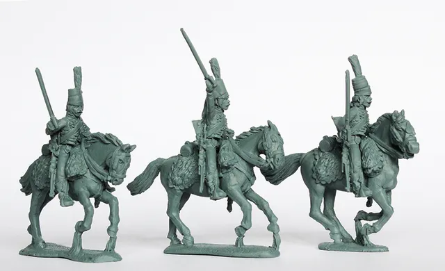Perry Miniatures REVF 33 chasseurs figurines cheval mirliton