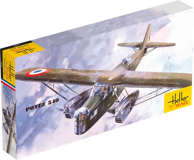 Heller Museum Potez 540 maquette avion 1/72