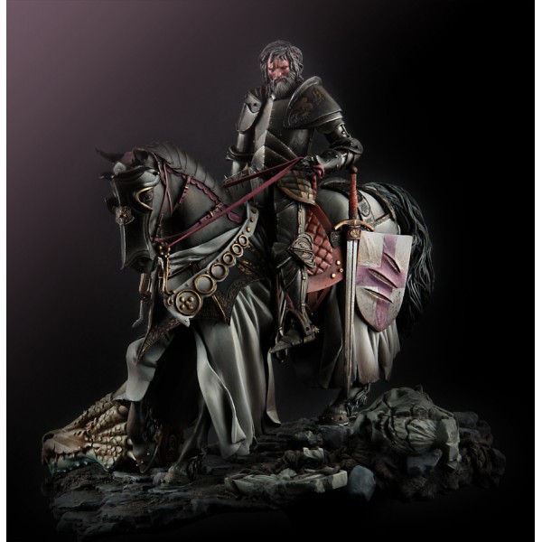 Art Girona Miniatures Saint George figurine chevalier à peindre