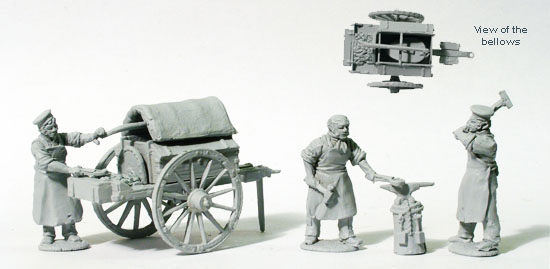 Perry Miniatures Napoleonic BH64 forge à deux roues figurine