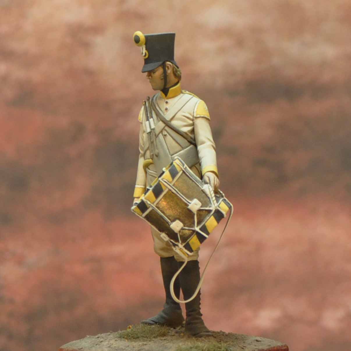ART GIRONA Napoleonic Tambour fusiliers 1805-1813 figurine Autriche