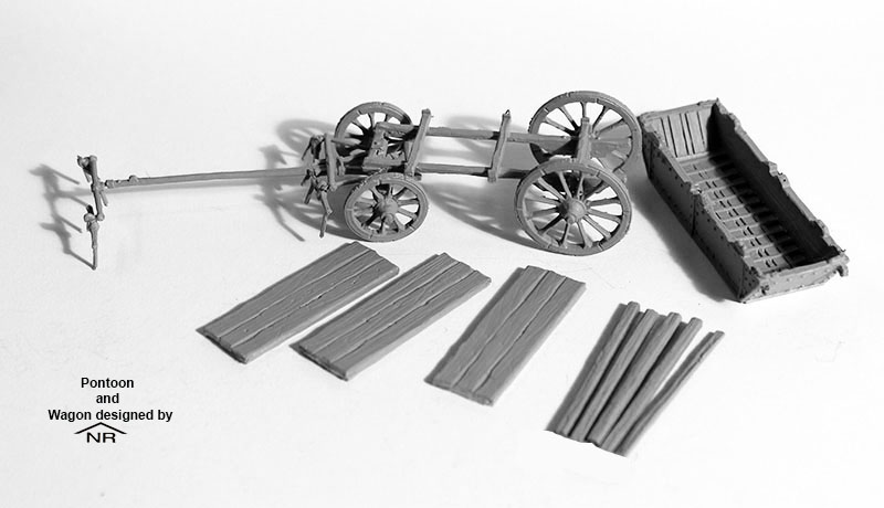 Perry Miniatures Napoleonic FN 182 chariot pontonniers métal 28mm