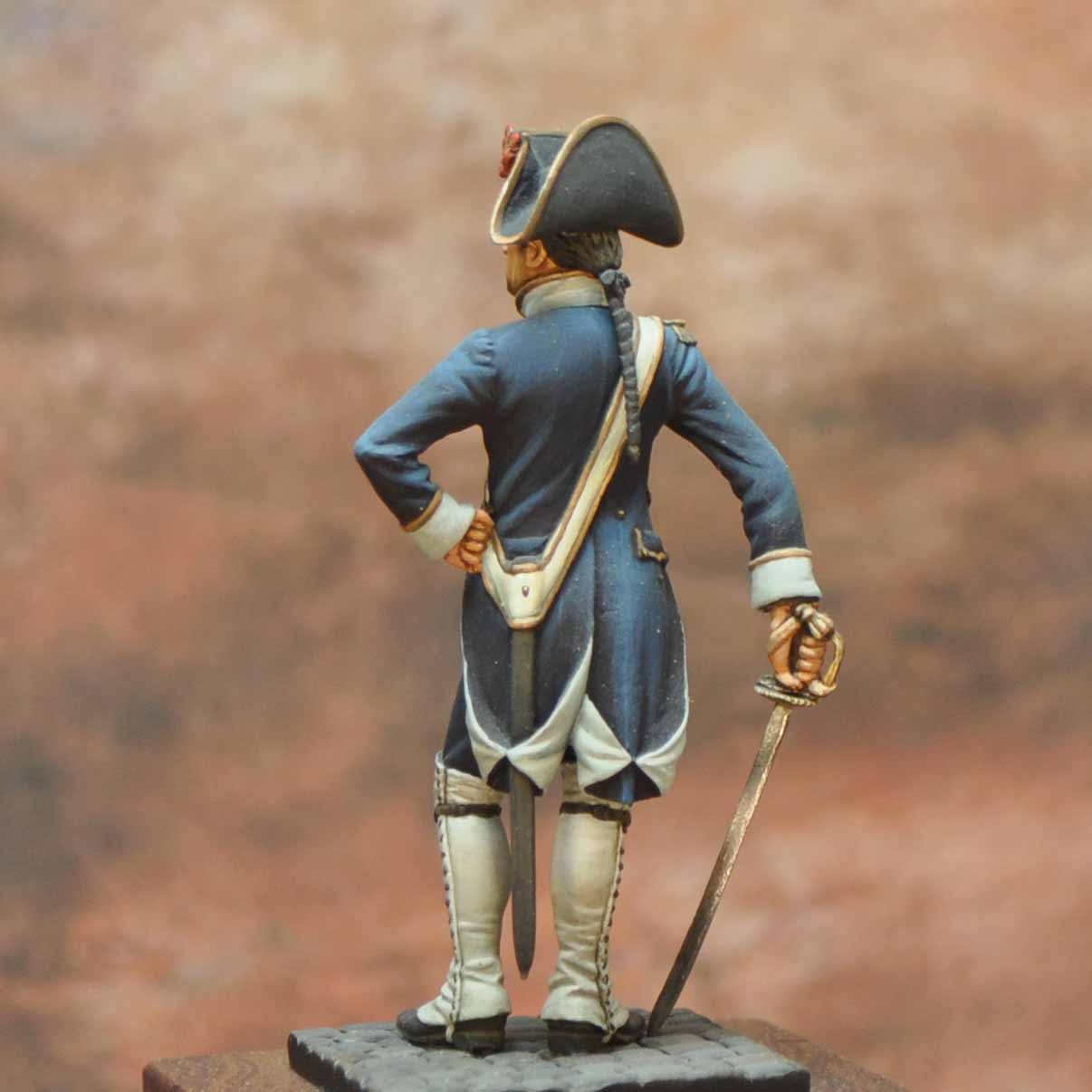 Art Girona Napoleonic War Series Militia Officer of Cadiz 1797 figurine à peindre