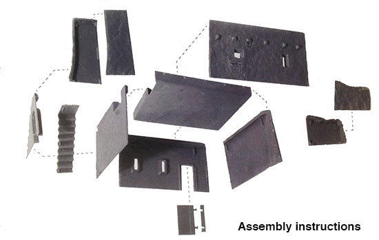 Perry Miniatures RPB 4 maison brique crue maquette plastique 1/56 28mm