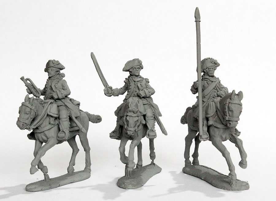 Perry AW 205 figurines commandement dragons coloniaux au galop