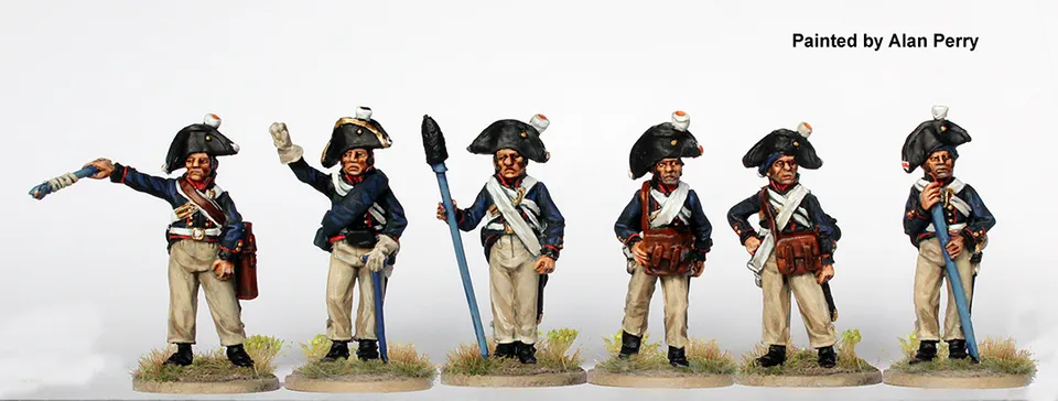 Perry Miniatures Napoleonic EP 38 Foot artillery figurines sans canon