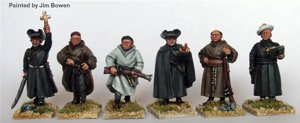 Perry Miniatures Carlist War CAT29 figurines clergé armé 6 pièces