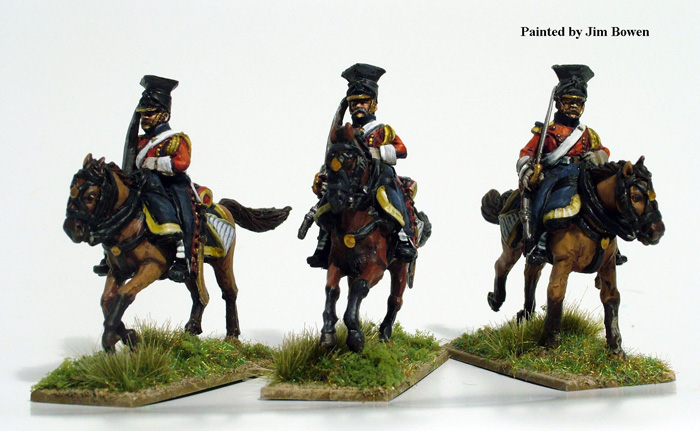 Perry Napoleonic FN128 lanciers rouges figurines galop