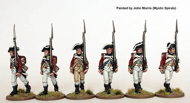 Perry Miniatures AW 216 figurines 28mm britanniques en marche 1768