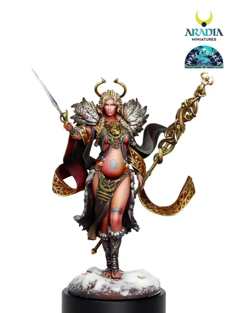Aradia Minis Hyperborea Freya figurine à peindre