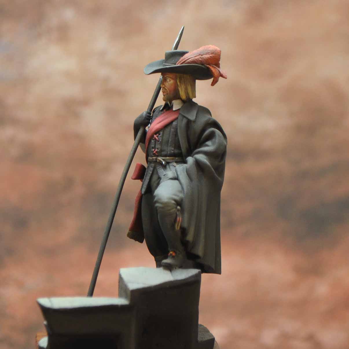 Art Girona Spanish Serie Spanish Officer Tuttlingen 1643 figurine 54mm