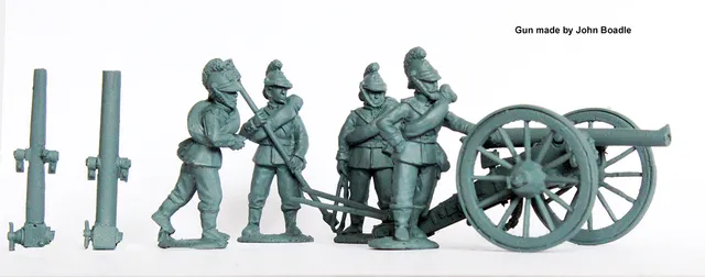 Perry Miniatures PRU 24 artillerie bavaroise figurines 28mm bronze