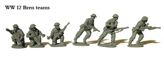 Perry Miniatures WW12 Bren Gun figurines 28mm BD