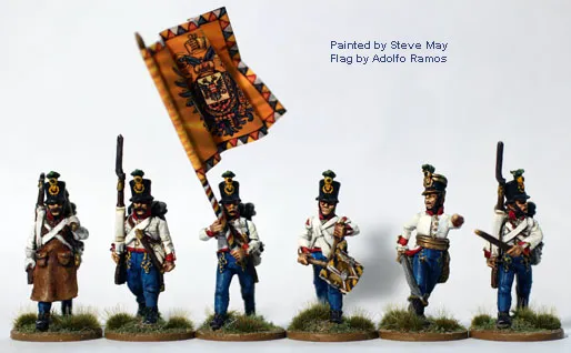 Perry Miniatures AN 13 commandement fusiliers hongrois 28mm