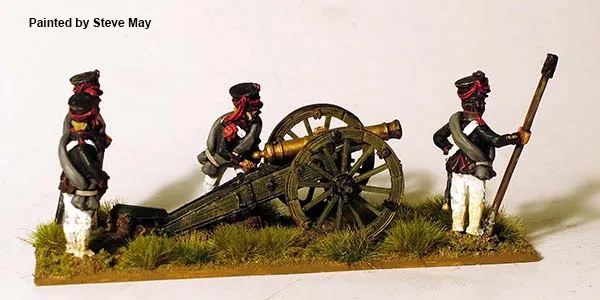 Perry Miniatures Napoleonic RN 6 figurines artillerie canon 6 livres
