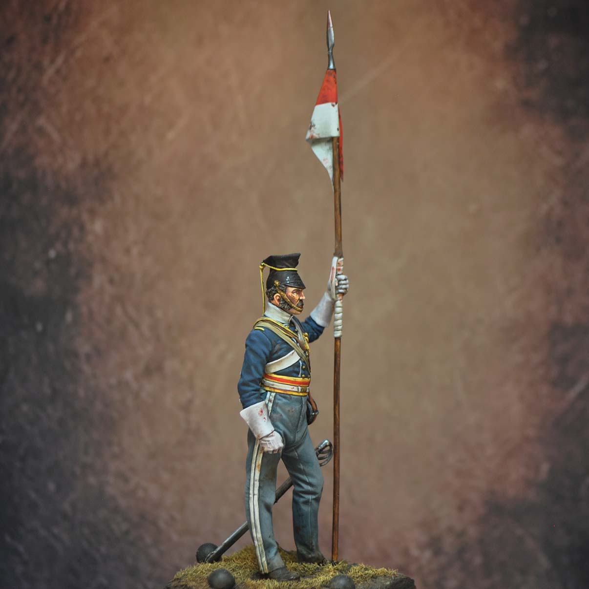 Art Girona 70mm Private 17th Lancers figurine 1854