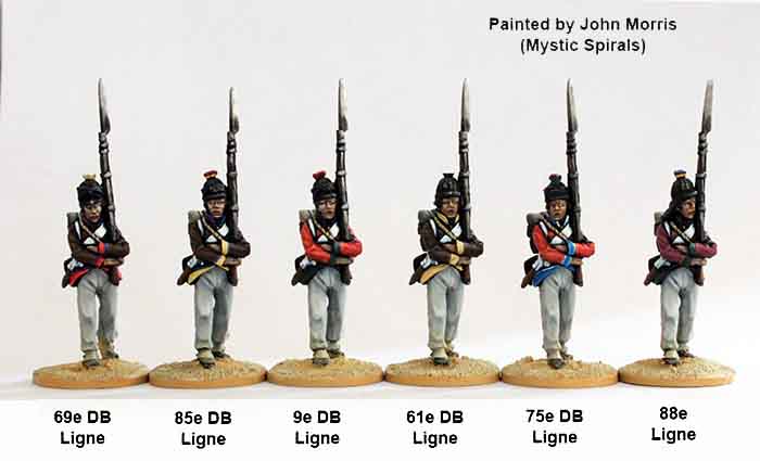 Perry Napoleonic FE 6 fusiliers figurines marche attaque