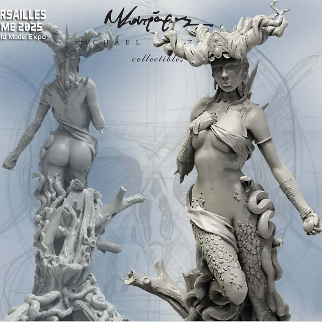 ART GIRONA Miniatures Earth Element figurine fantasy 54 mm
