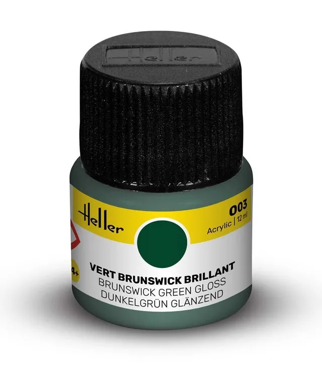 Heller Historical Collection peinture acrylique 003 vert brunswick brillant