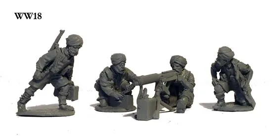 Perry World War 2 WW 18 figurines Vickers sikhs