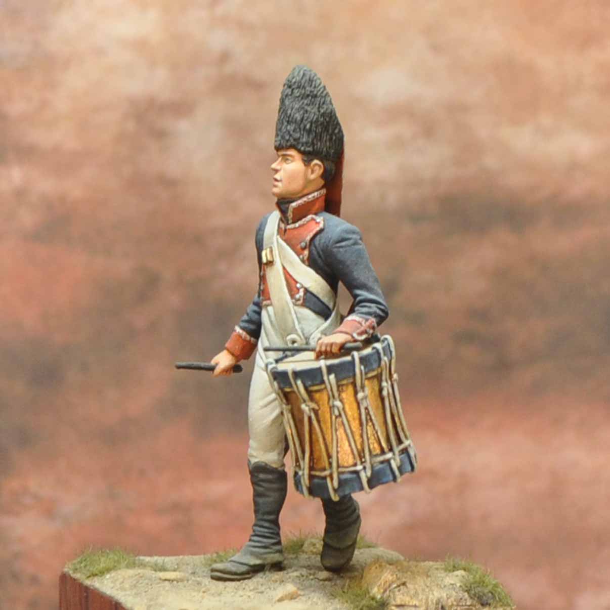 ART GIRONA Napoleonic Drummer Grenadier Zamora 1807 figurine