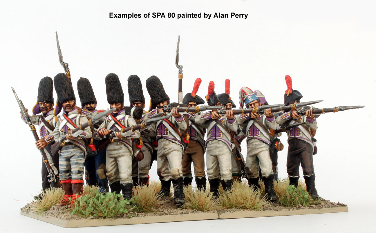 Perry SPA 80 infanterie espagnole boîte plastique 28mm 1808-11
