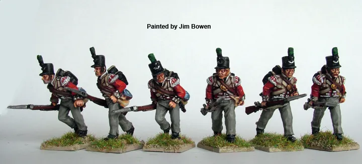 Perry Miniatures Napoleonic BH32 infanterie légère figurines 28mm