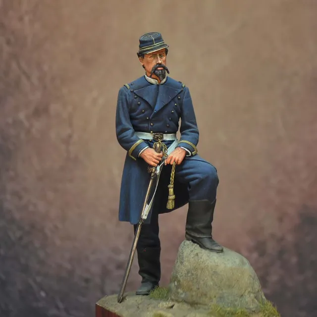 ART GIRONA 70mm Infantry Colonel figurine Mexique 1867