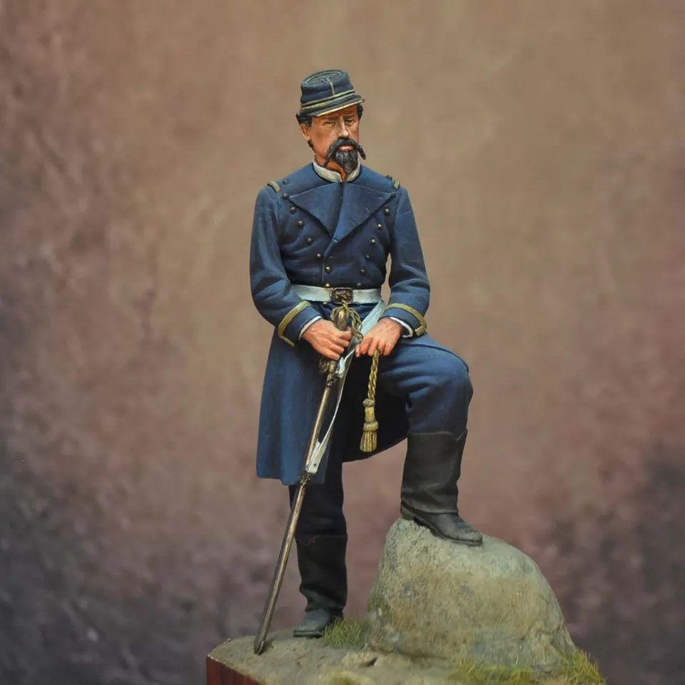 ART GIRONA 70mm Infantry Colonel figurine Mexique 1867