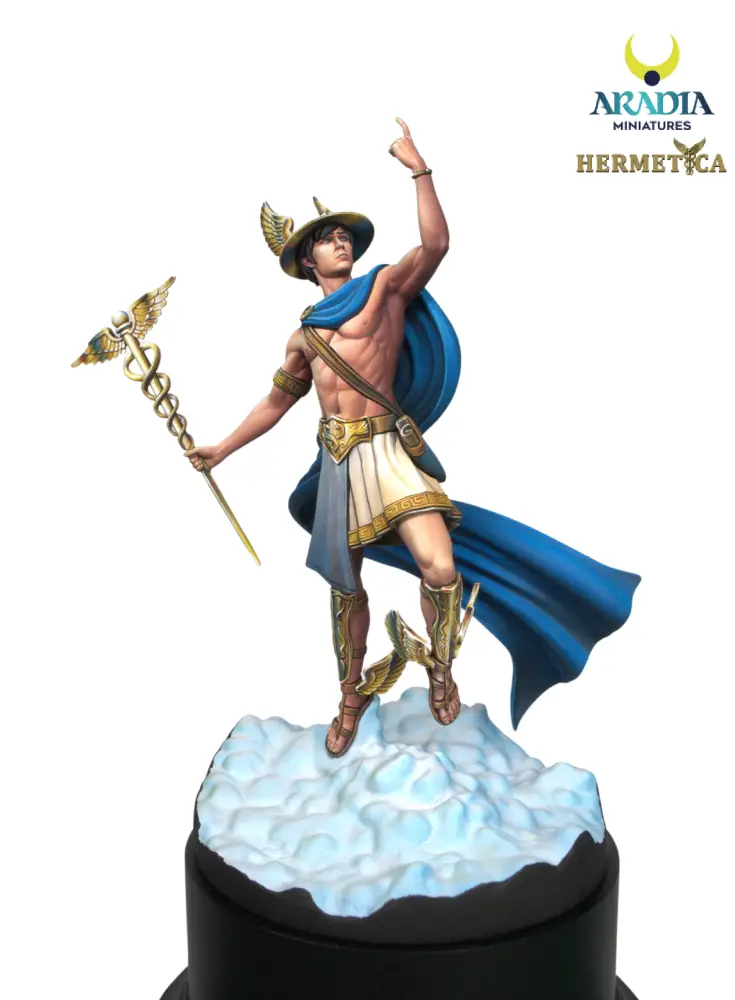 Hermetica Hermes Divine Messenger figurine STL mythologie