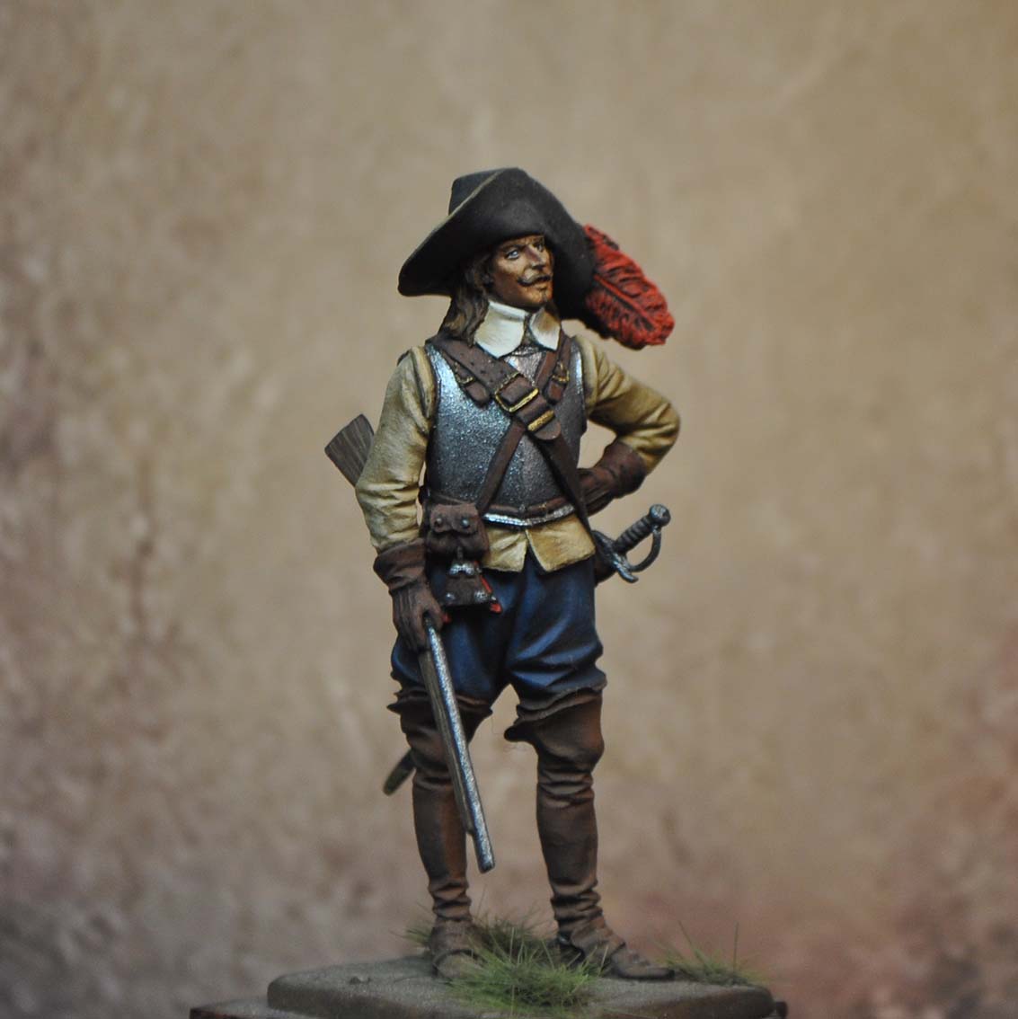 Art Girona General Serie Cuirassier 1618-1648 figurine cavalerie