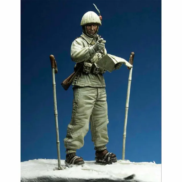 Art Girona Miniatures Alpino Sciatore Monte Cervino figurine