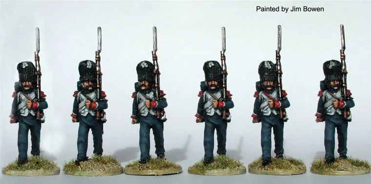 Perry Miniatures Napoleonic FN90 figurines chasseurs pied garde