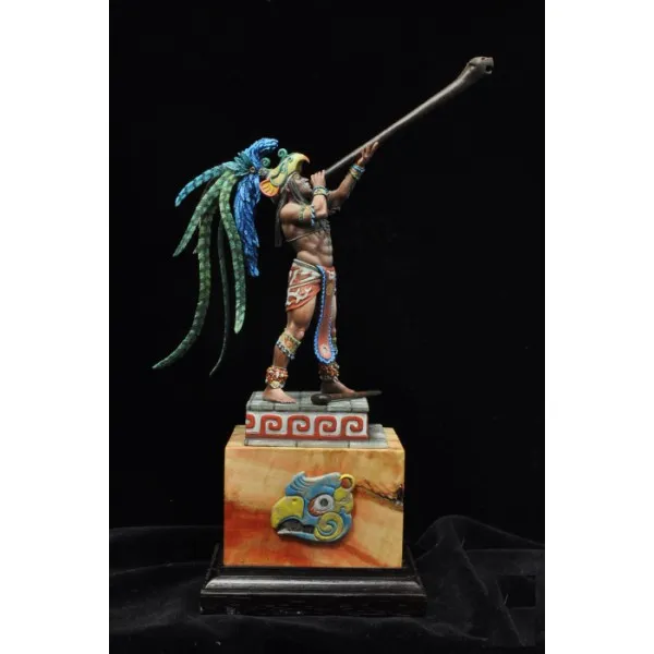 ART GIRONA Miniatures Quetzal figurine guerrier maya
